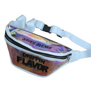 sauce avenue drippin flavor Translucent Iridescent Rainbow Fanny Pack